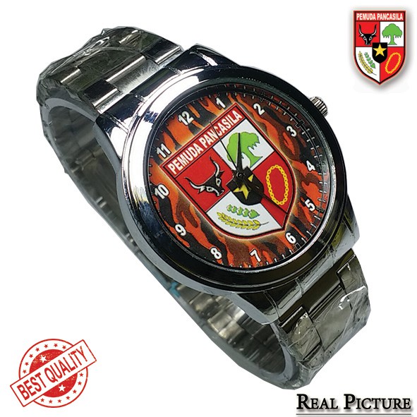 (HOT ITEM) JAM PEMUDA PANCASILA ( PP RANTAI SILVER )