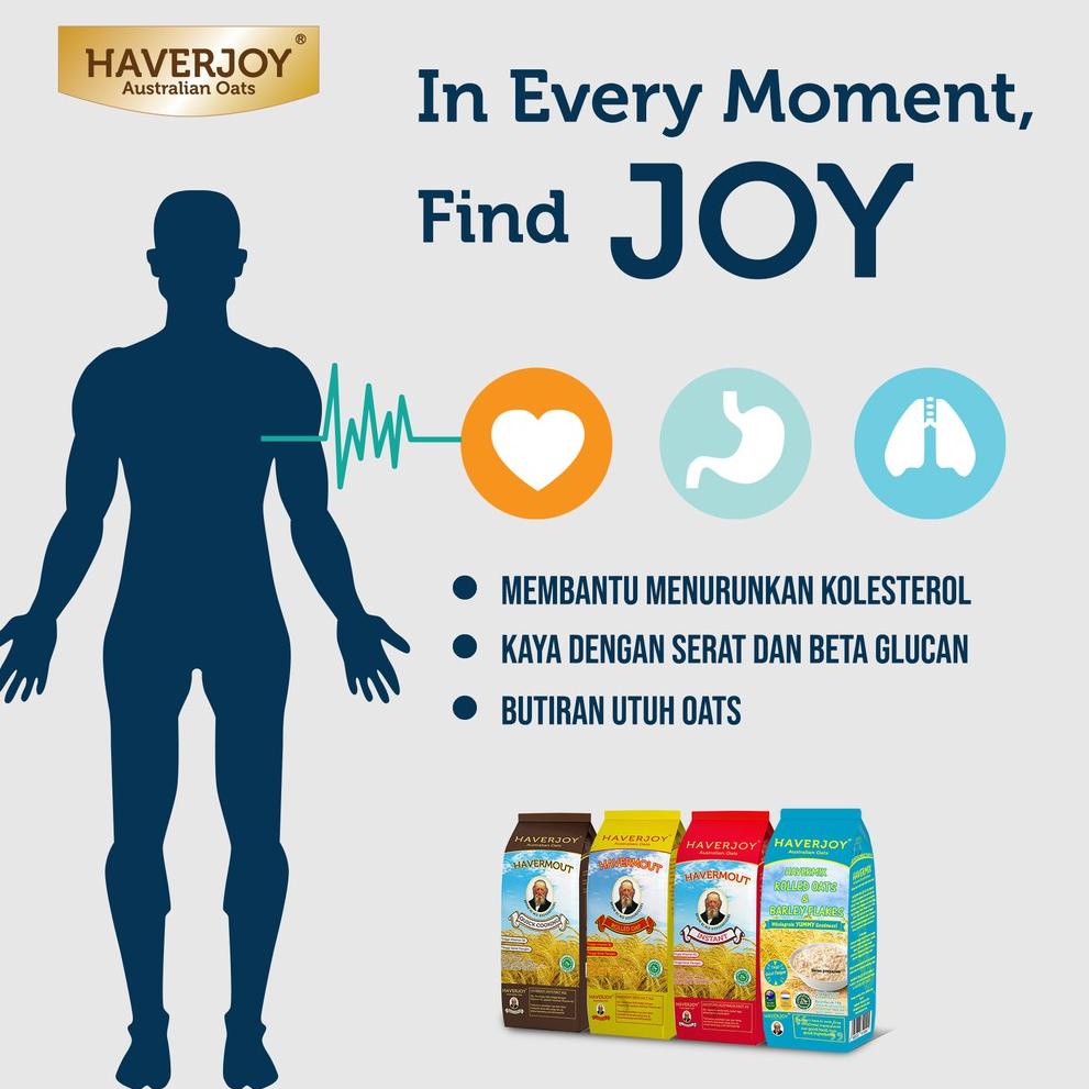 

PROMO 9.9 Haverjoy Instant Oats 1 kg .,,.,.,