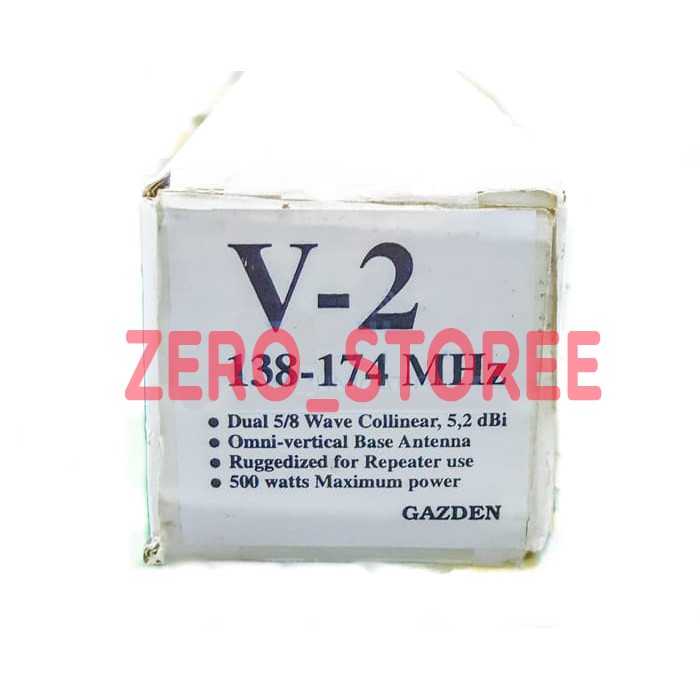 Gazden V-2 Antena Base Station V2R VHF V2 138-174 antenna GAZDEN gasden BONGGOL BESAR BONGOL