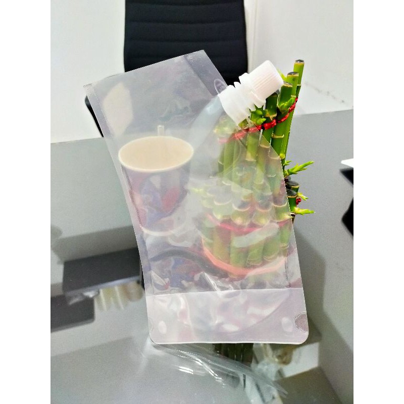 Standing Pouch Spout 14x22/kemasan minyak/Spout pouch