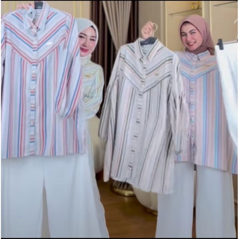 One Set Putih Salur By ShellaSaukia