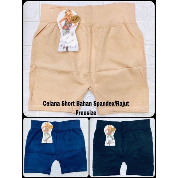 Celana Short | short pants dalaman CHARM 301 Bahan Spandex/Rajut Freesize