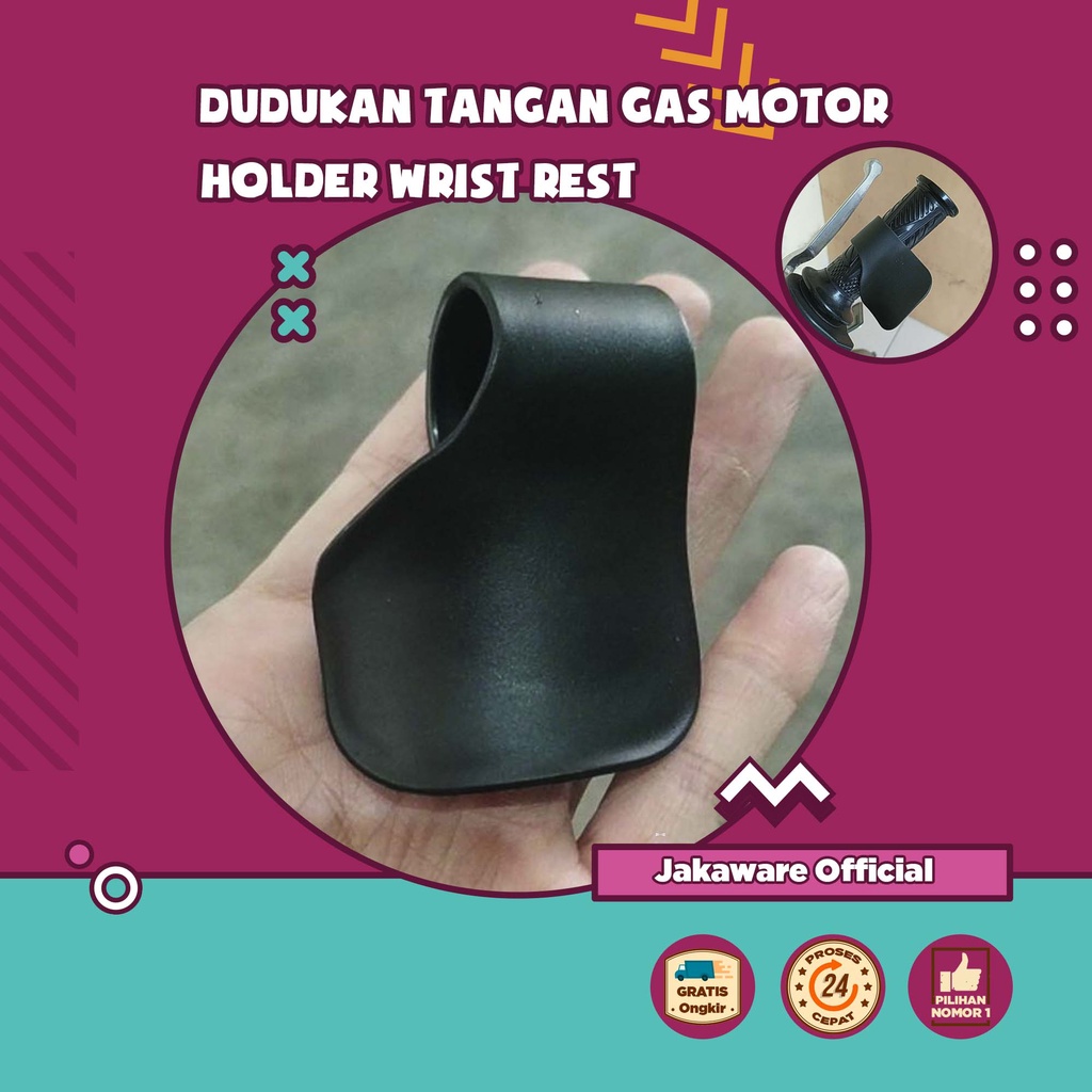 DUDUKAN TANGAN GAS MOTOR HOLDER WRIST REST GRIP SEPEDA SEPEDAH SANDARAN PENYANGGA STANG HANDGRIP HAN