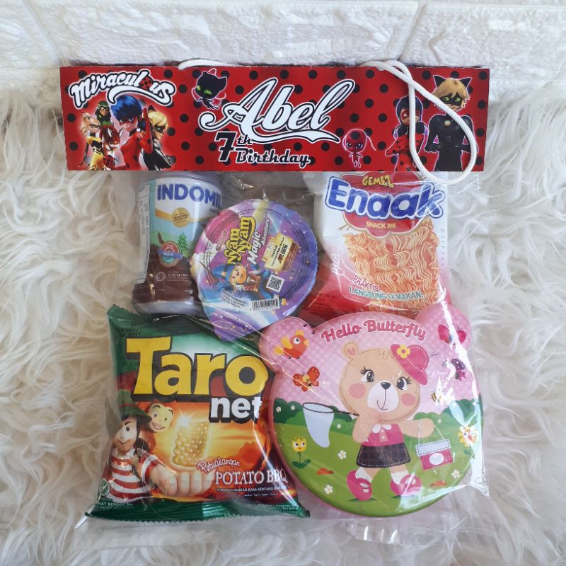 

paket snack label custom