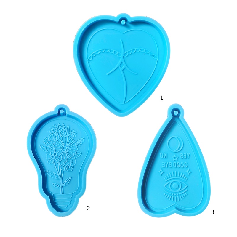 SIY  Handmade Earrings Epoxy Resin Mold Keychain Pendant Silicone Mould DIY Crafts Jewelry Necklace Casting Tools