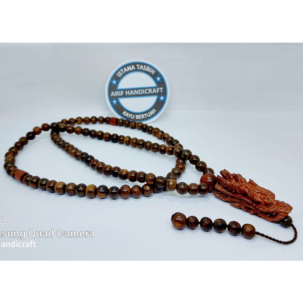 tasbih kayu gaharu kepala tasbih kayu nagasari ukir naga