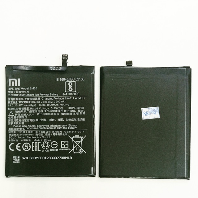 Baterai Xiaomi Mi 8 BM3E Ori