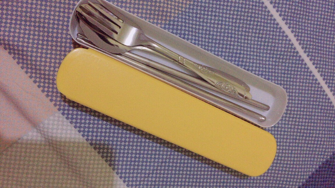 Sendok Set Stainless / Peralatan Makan Set / Sendok Garpu Sumpit Stainless + Box