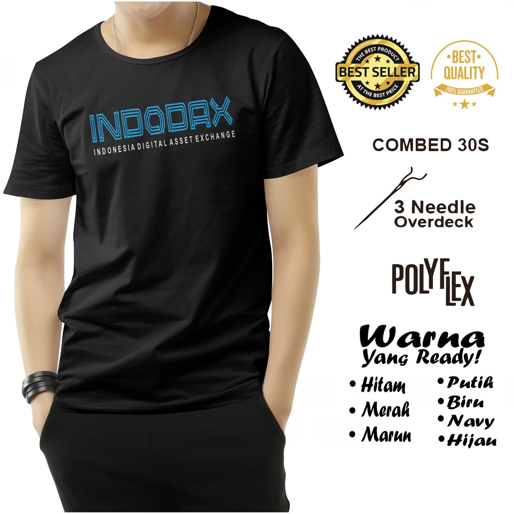 Kaos Baju Indodax Logo Baju Perusahaan - BREKK