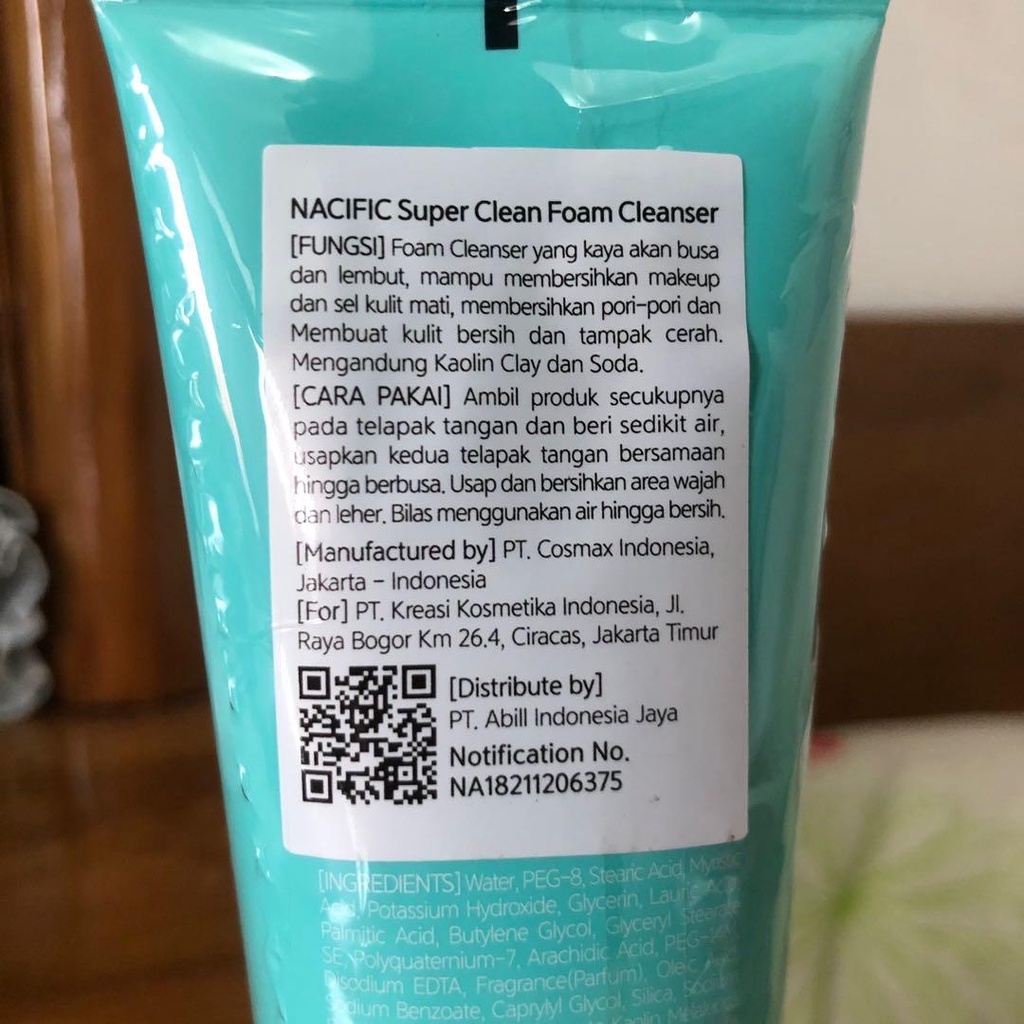 NACIFIC Super Clean Foam Cleanser BPOM