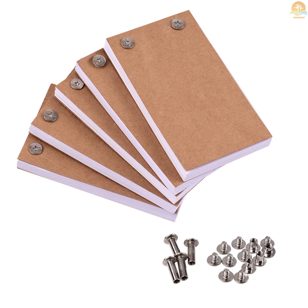 Blank Flip Book Kit with 300 Sheets Animation Paper Flipbook Binding Screws for LED Tracing Light Pad Drawing Sketching Animation Cartoon Creation