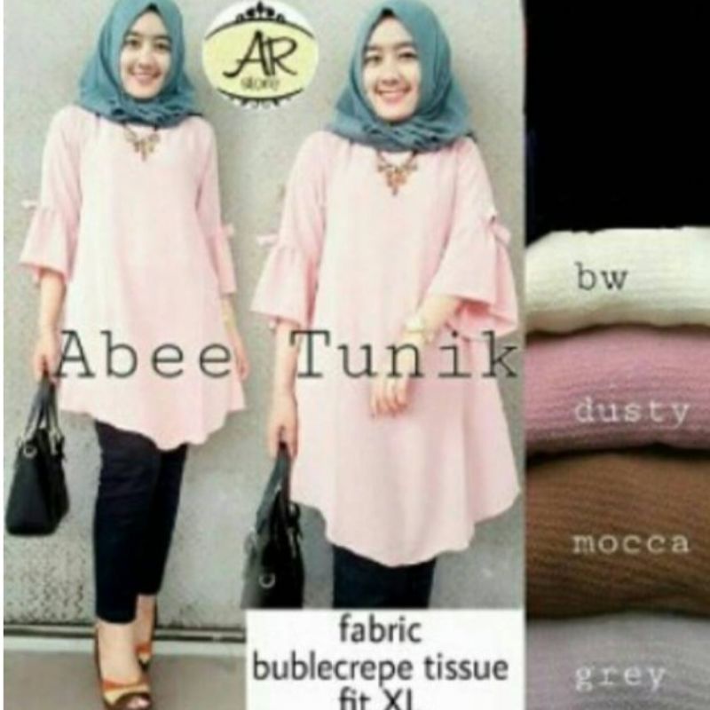 Abee tunik atasan wanita fashion remaja