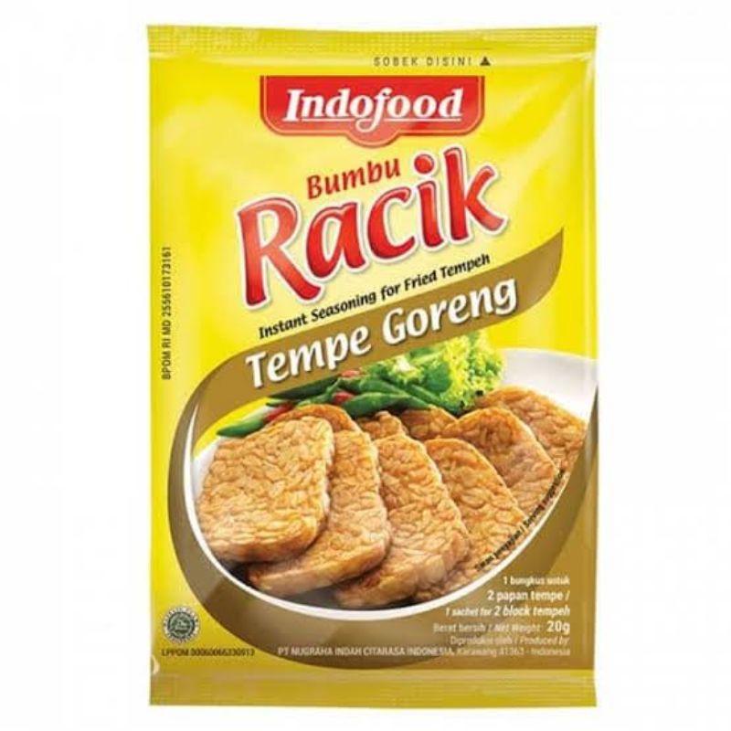

Bumbu racik tempe goreng indofood
