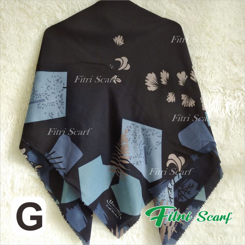 Jilbab PILIH WARNA PILIH MOTIF UMAMA LASER Hijab Kerudung Krudung Segi Empat Motif MULAN D4 119-G