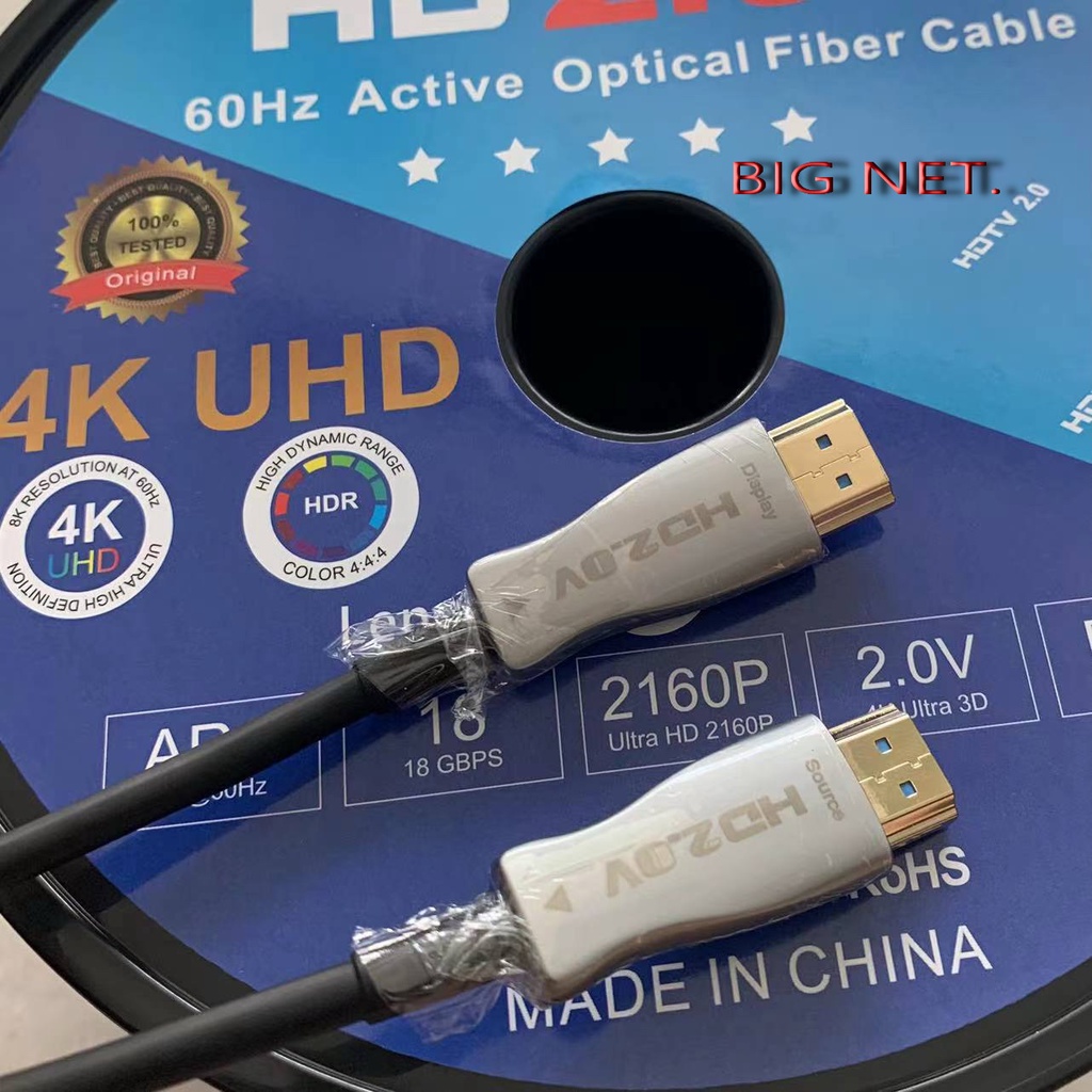 Kabel HDTV v2.0 Active Optical-50Meter 4K UHD 60HZ/ CABLE HDmi OPTICAL v2.0-50M 4K