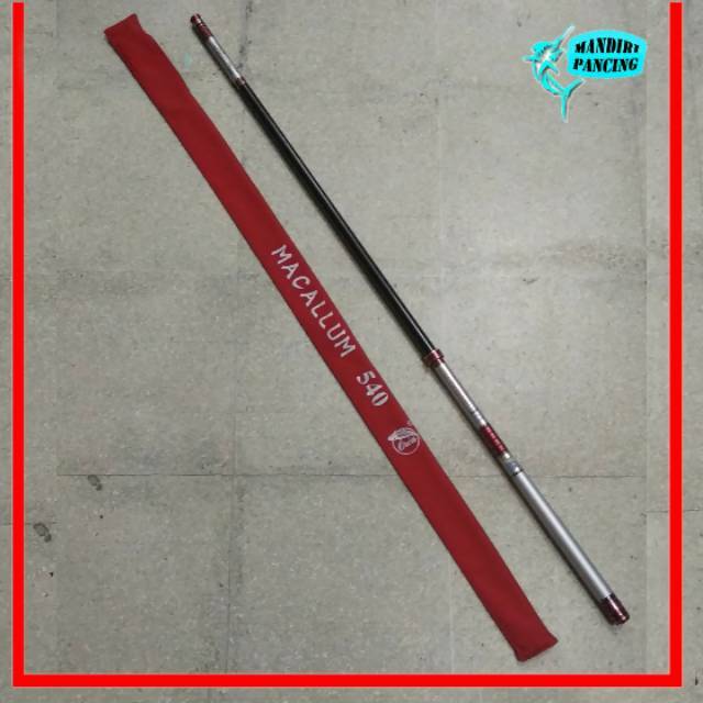 Joran Tegek Carbon Orca Macallum 540 Ruas Panjang Action Kaku