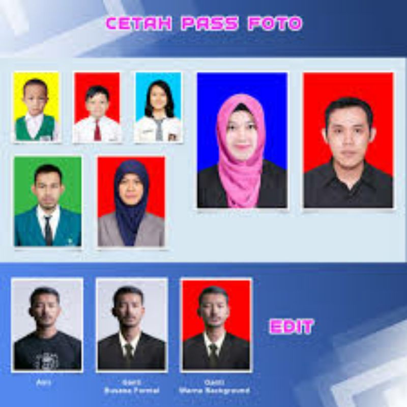 JASA CETAK FOTO 2x3,3x4,4x6 minimal 4 lembar