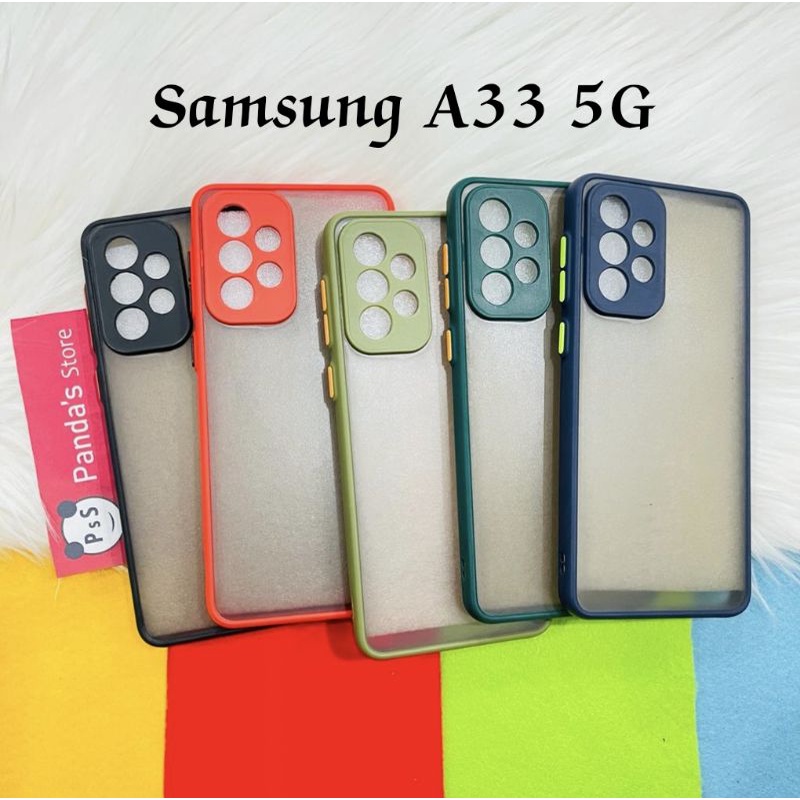 Case Samsung A33 5G My choice Original + Ring Kamera / Pelindung Kamera (PsS)