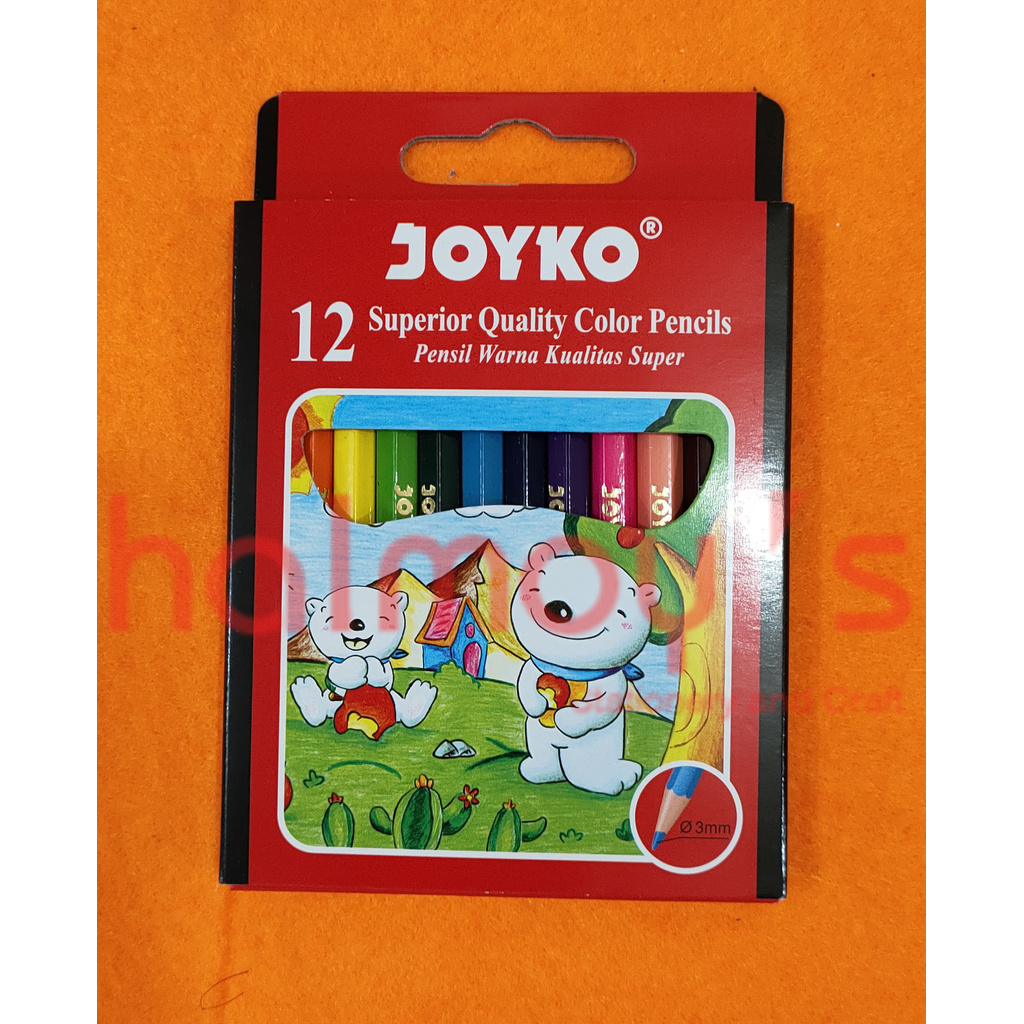 

PENSIL WARNA / KELIR KAYU JOYKO PENDEK 12 W