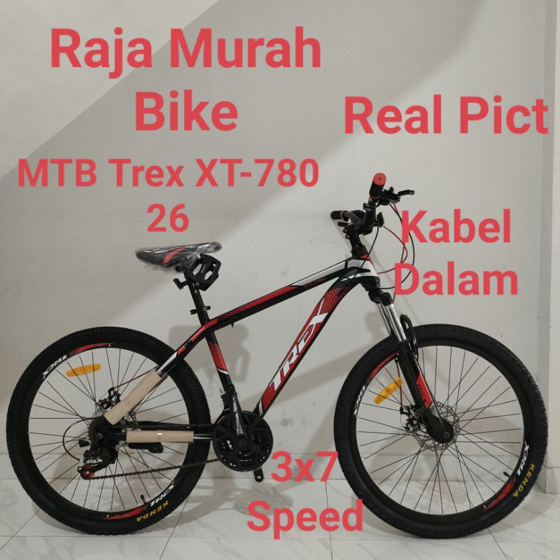Sepeda Gunung MTB Trex XT-780 26 Inch MTB 26 Inch Trex XT 780 21 Speed Terbaru
