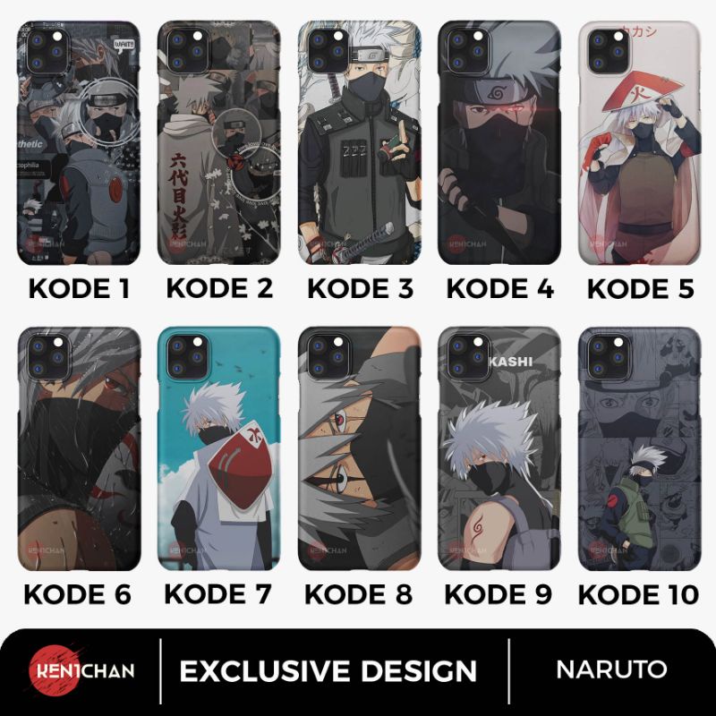 Case Custom KAKASHI Anime Naruto Boruto Kenichan