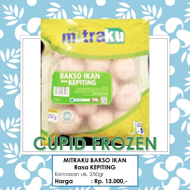 

Mitraku Bakso Ikan Kepiting 250gr