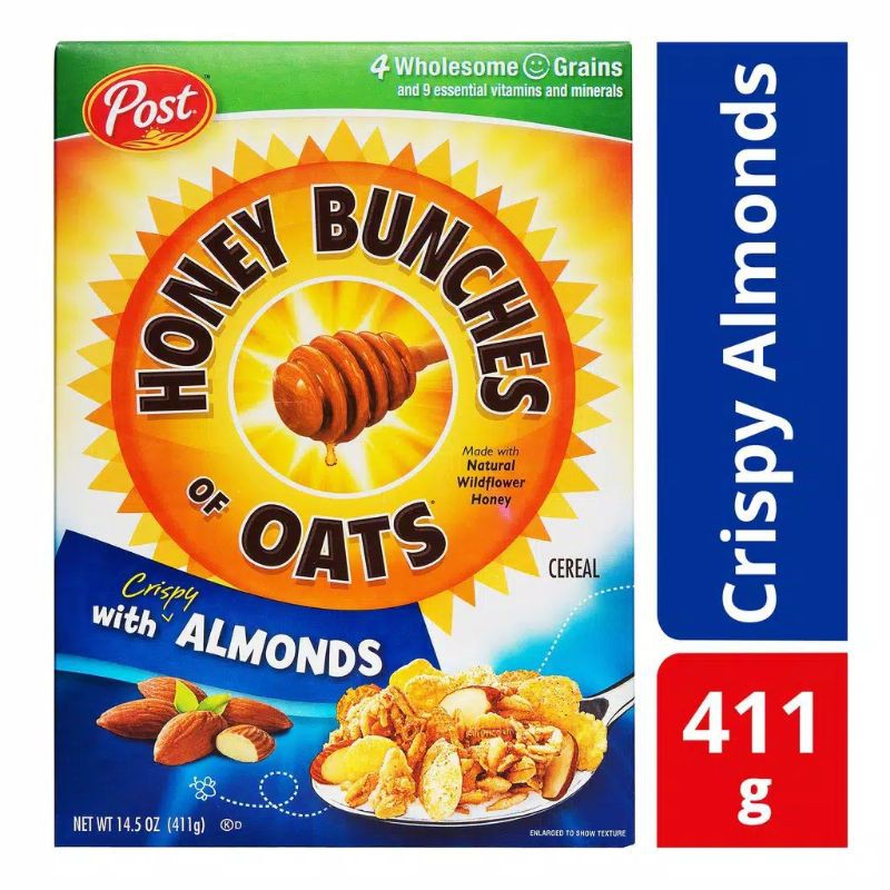 

POST HONEY BUNCHES OF OATS WITH ALMONDS 411GR