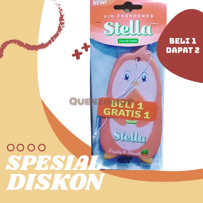 Stella Fun &amp; Fresh Pengharum ruangan/Mobil  [Buy 1 Get 1 Free]