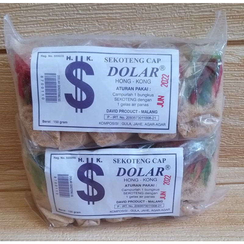 ✔MURAH Sekoteng Cap Dollar 150gr Isi 5 sachet