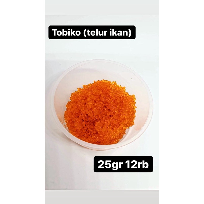 

tobiko telur ikan 50gr