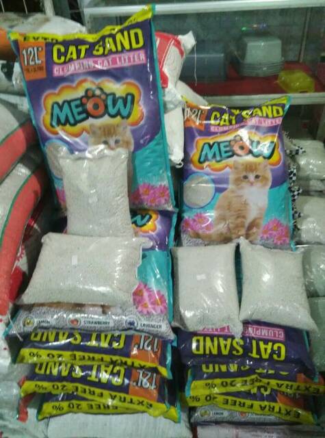 Pasir Wangi kucing Gumpal Repack 1 kg