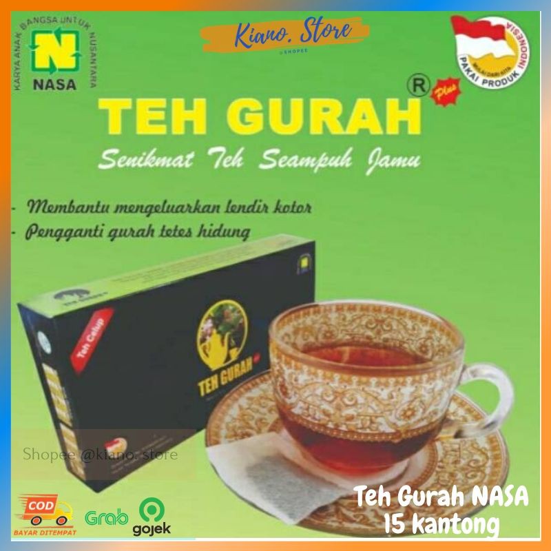 

Teh Gurah - Teh Gurah Nasa - Teh Herbal Nasa - Teh Berjuta Manfaat - Original Nasa - GURAH