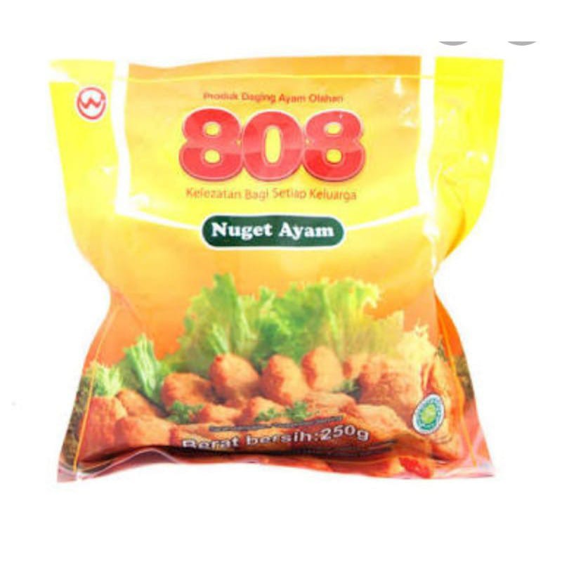 

Nugget Ayam 808 Berat 250gr dan Bentuk s dan Angka