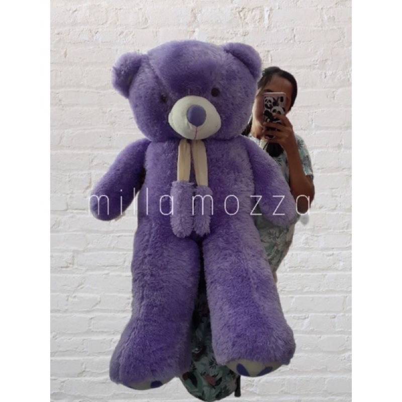 BONEKA BERUANG TEDDY BEAR 1.1METER TELAPAK PREMIUM TELAPAK SYAL SNI ( Standar Nasional Indonesia )