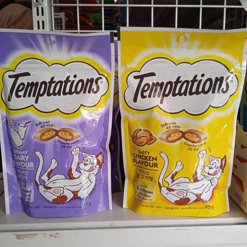 Snack Kucing Temptations 85gr All Varian / Cemilan Kucing temptation