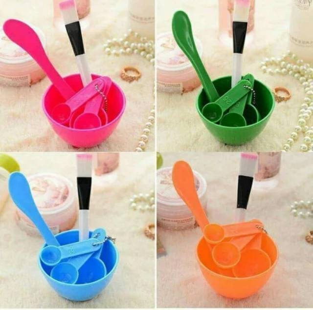 MANGKUK MASKER LULUR 4 IN 1 SET