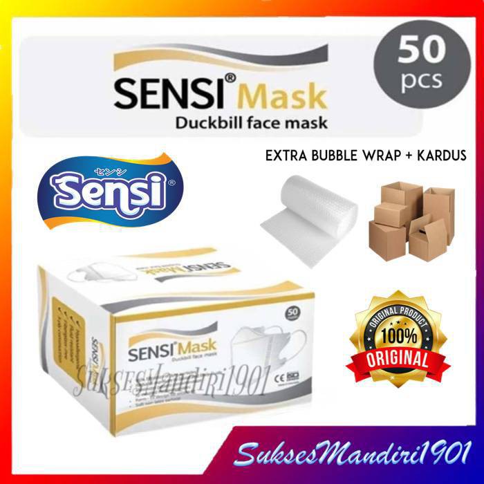 Masker SENSI Duckbill 50 / SENSI Duckbill Mask 50 / Duckbill SENSI / Duckbill Masker