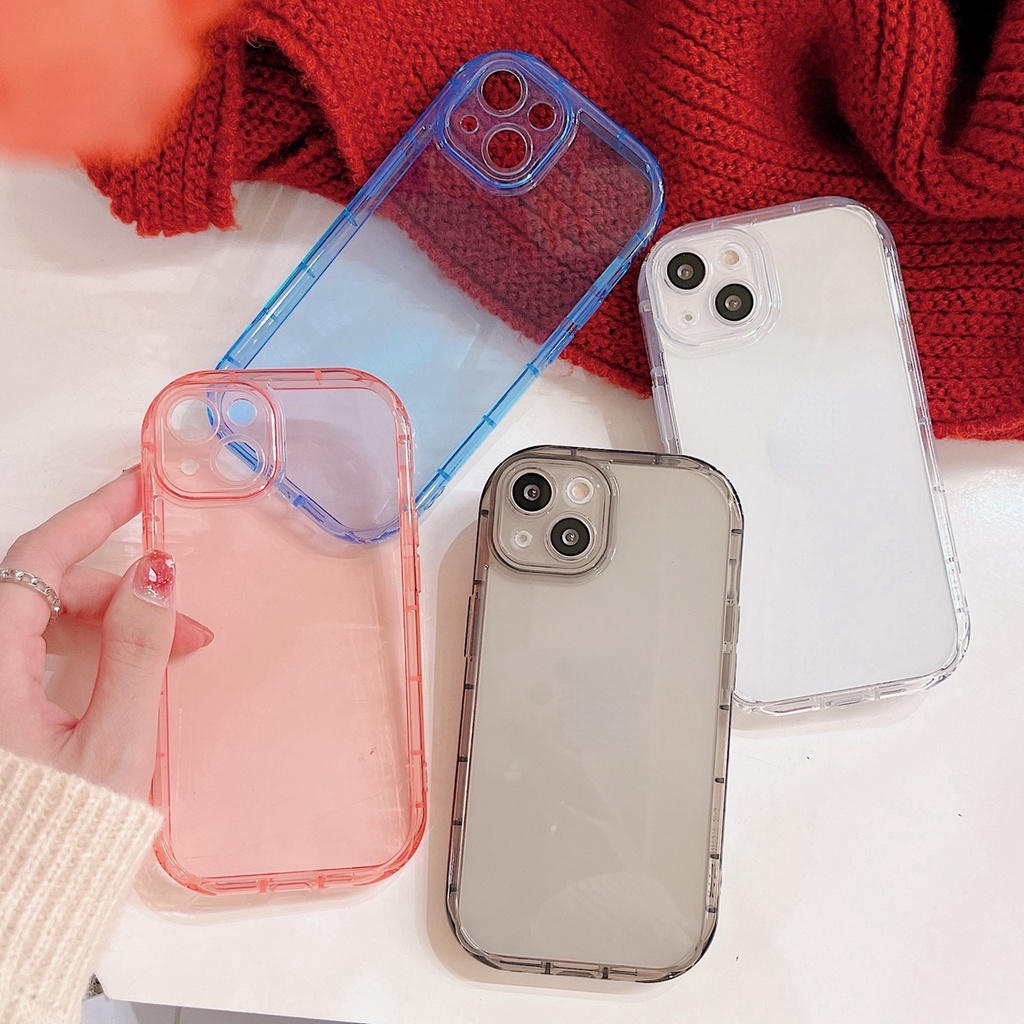 Soft case TPU Transparan cover iPhone 11 Pro MAX 12 13 Pro MAX X XS MAX XR 7 + 8 Plus