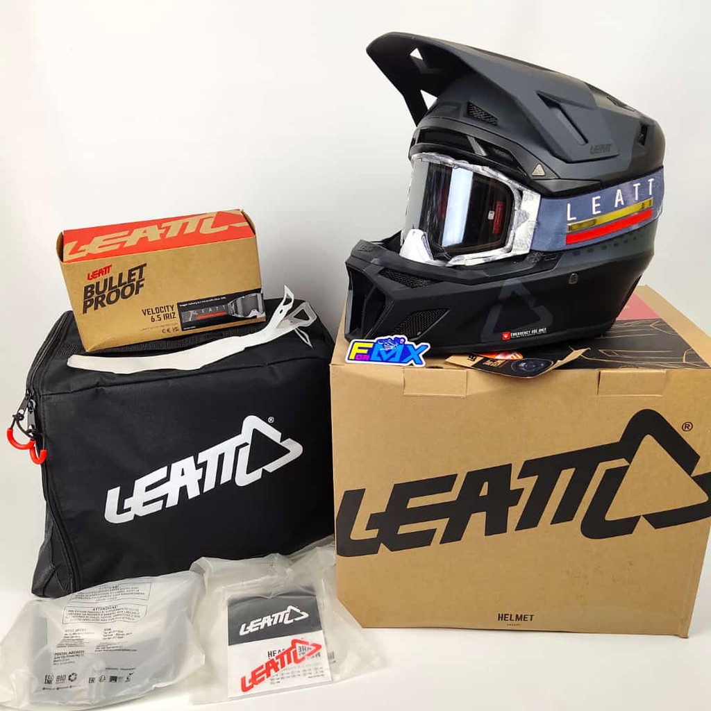 HELM LEATT 8.0 GRAVITY 2022 PLUS GOGGLE LEATT