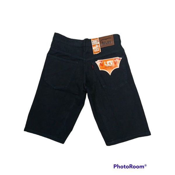 Celana Jeans Pendek Pria Hitam Celana Pendek Hitam Gelap Celana Pendek Denim Celana Jeans Pendek Pri