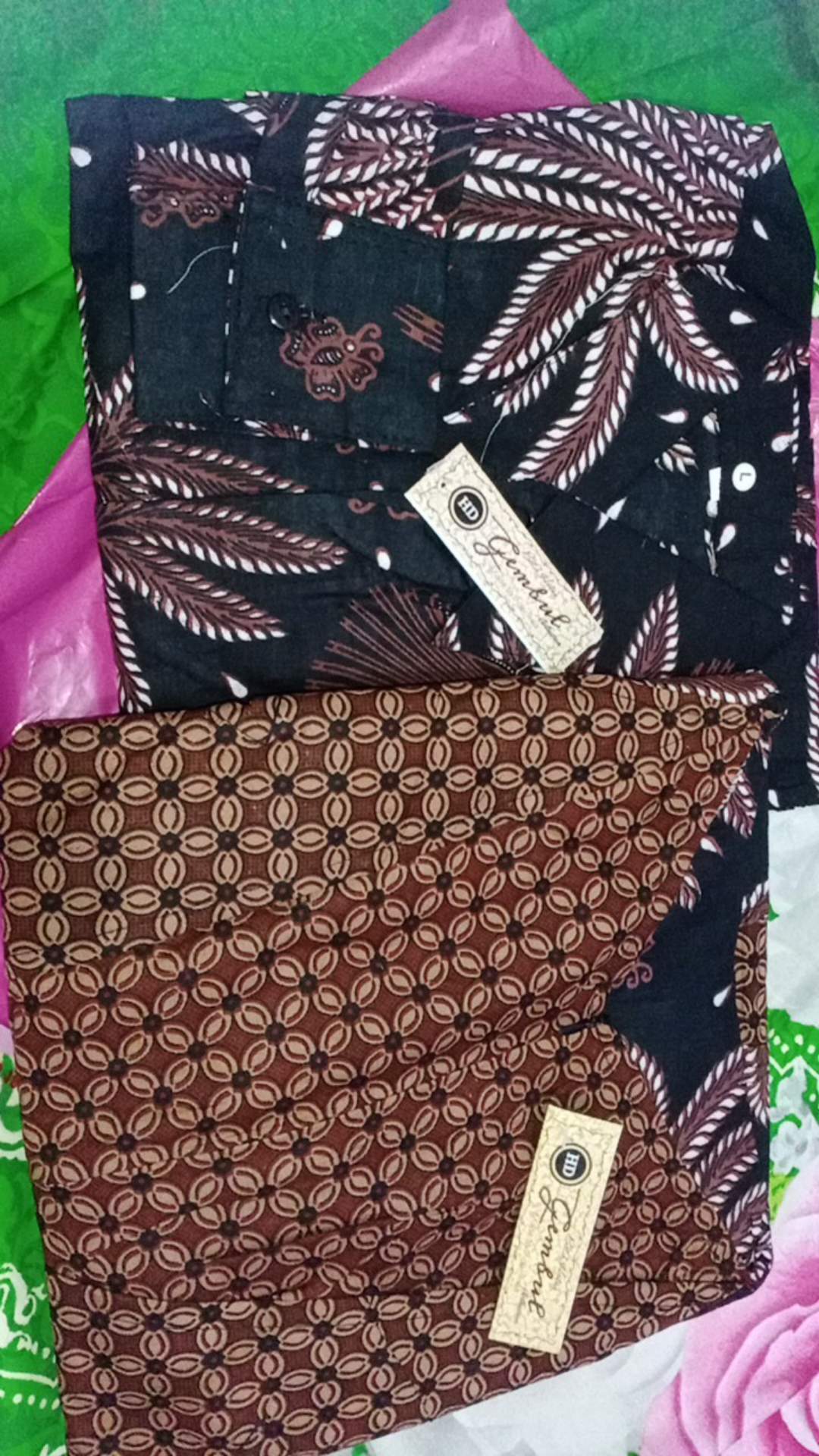 Batik Gamis Jazzy Pari Kesit  Bisa Pisah