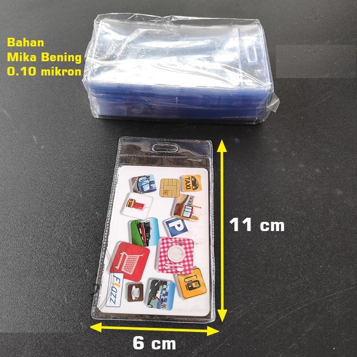 

Plastik Mika Bening Cover Etoll Emoney Flazz KRL Cover Kartu ID Card