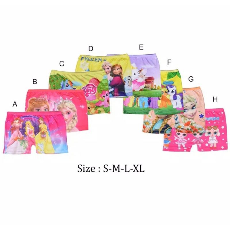 CD boxer anak cewek import termurah