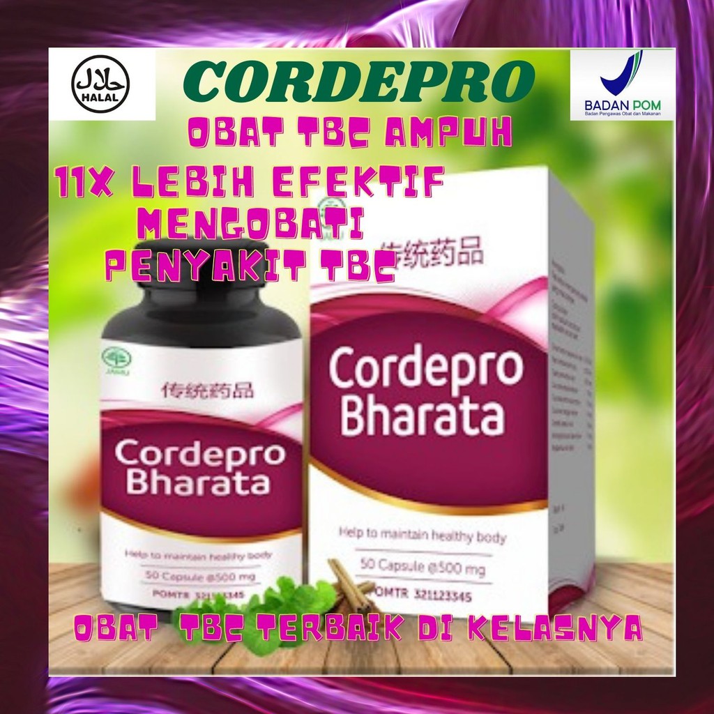 CORDEPRO BHARATA 100% AMPUH OBAT PARU-PARU MANJUR