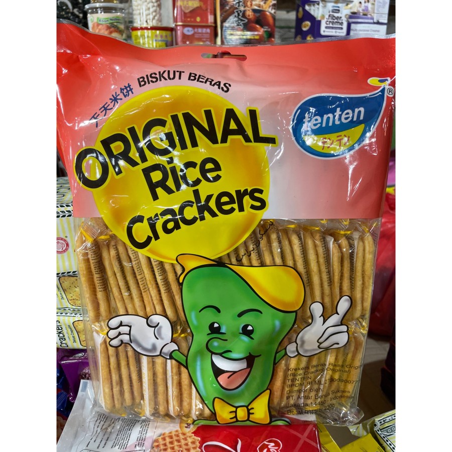 

BISKUIT BERAS ORIGINAL 230GR RICE CRACKERS TENTEN RICE CRACKERS CHINA