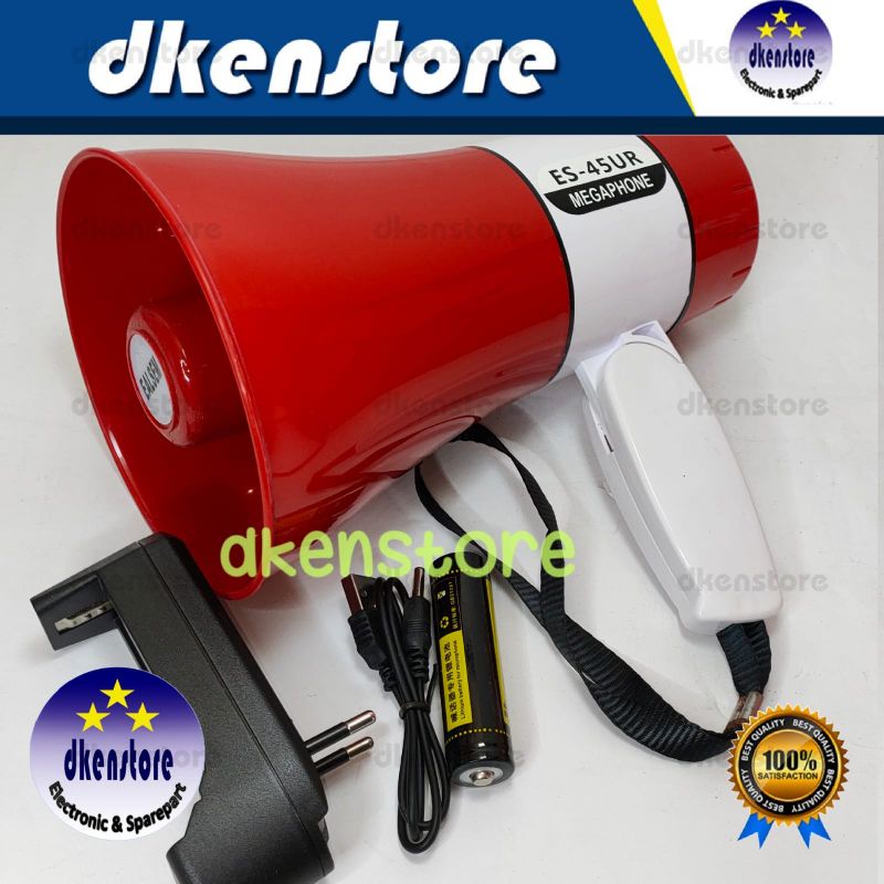 Megaphone Ealsem ES45UR spiker ES45 UR usb rekam