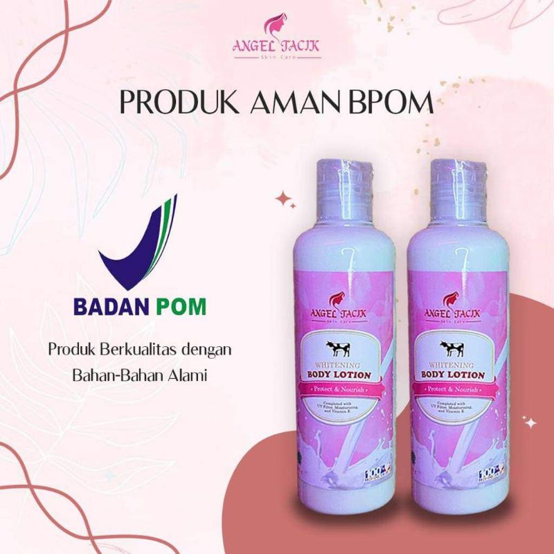 [TERMURAH ANGELTACIK] BODY LOTION ANGEL TACIK ISI 250GR BPOM ORIGINAL NEW PACKAGING