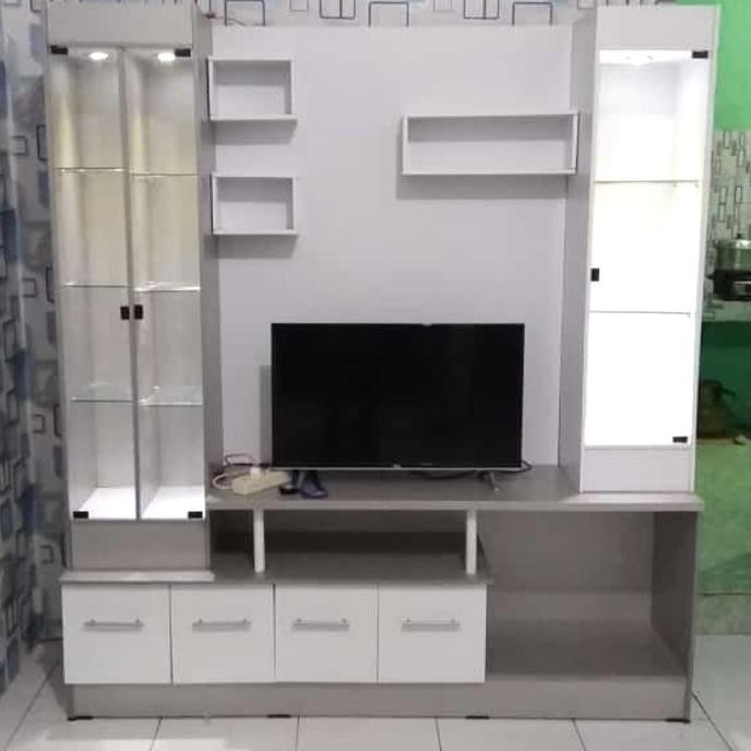 Lemari Tv Minimalis Modern Bupet Tv Meja Tv Jumbo Manikawelashop