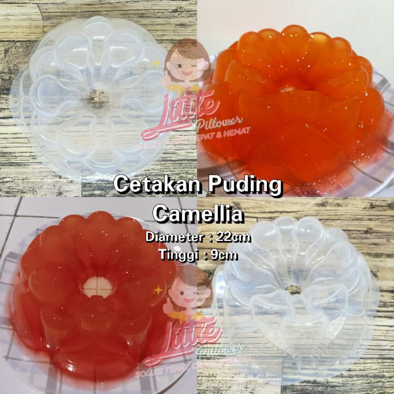 (Camellia) Cetakan Puding Camellia - Cetakan Bolu Kukus - Cetakan Agar