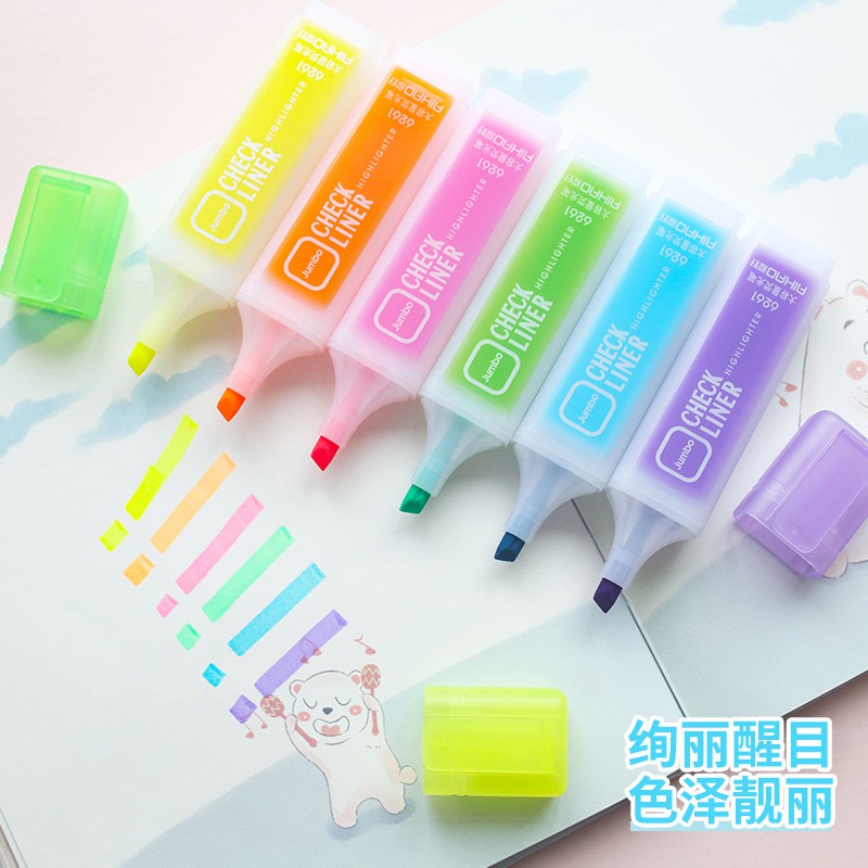 Pulpen Korea Warna Matte Fluorescent Ukuran S5 pulpen good quality /Hadiah/stationery Sekolah/halus